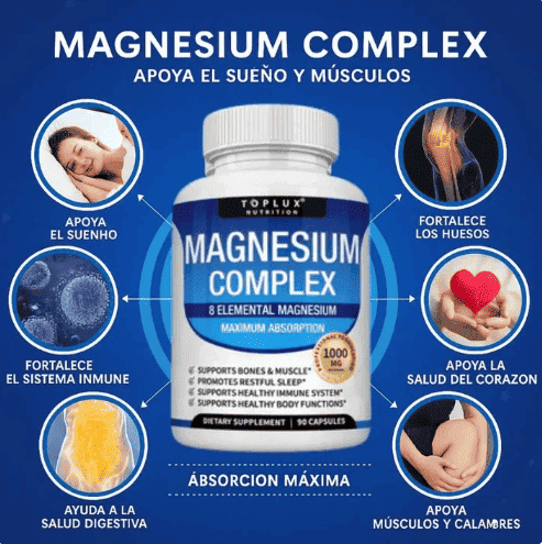 Magnesio complex  8 en 1 💊 100% Original de EE.UU
